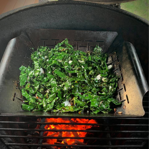 grilled kale