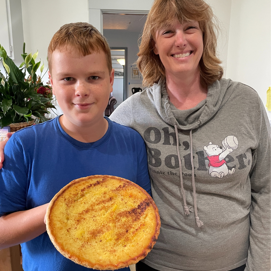 spaghetti squash pie