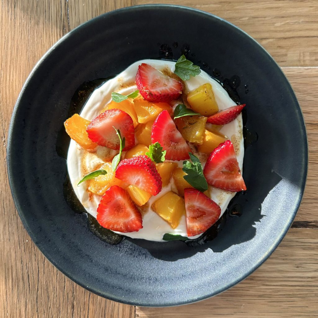 Jean Modene beet strawberry salad