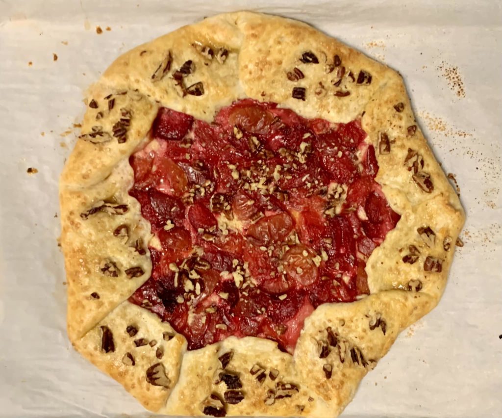 plum galette