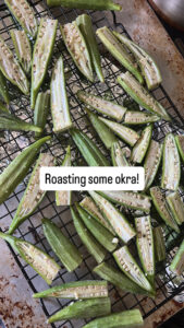 okra chips