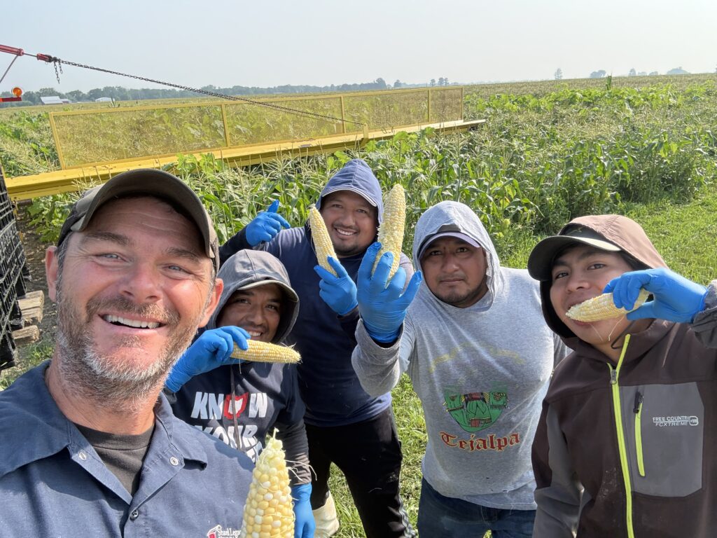 crew sweet corn shot