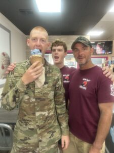 jed eats ice cream