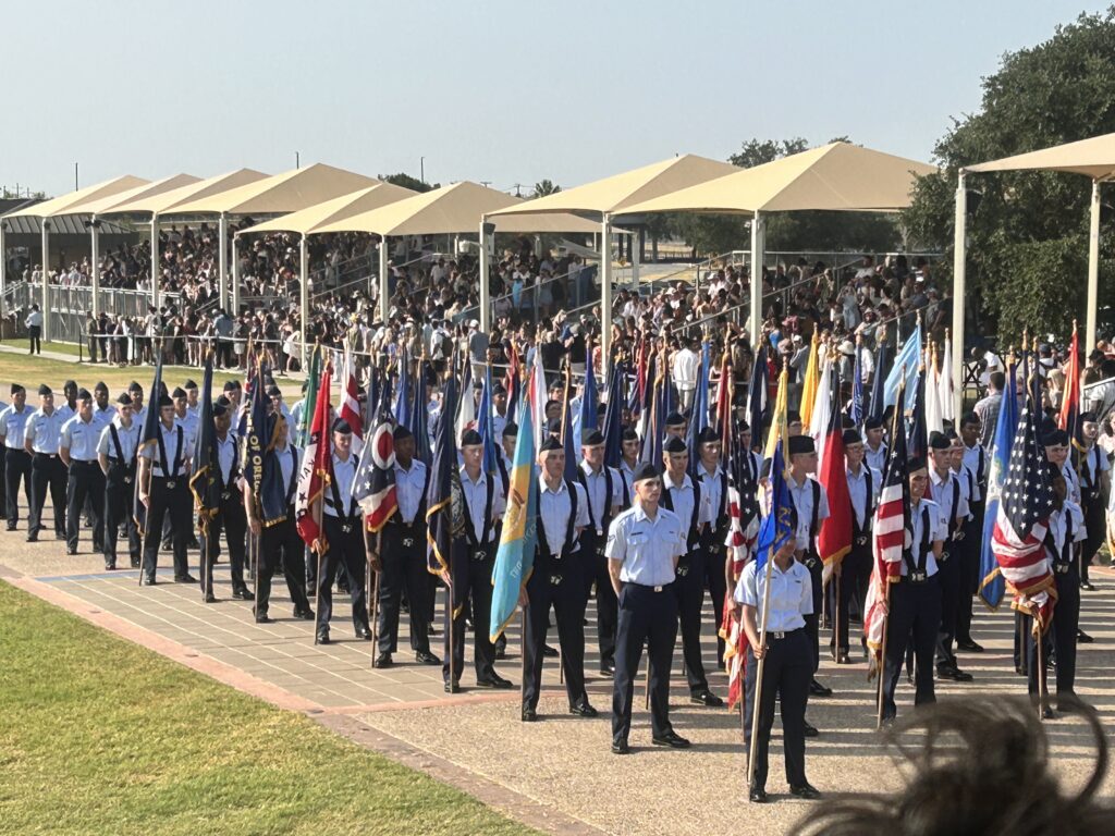 graduation parade field